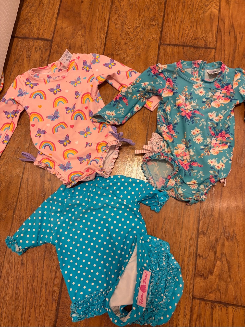 12-18 months RuffleButts swim suits
